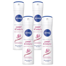NIVEA Pearl & Beauty Anti-Perspirant Deodorant Spray (150ml), Women's Deodorant with 48H Sweat and Odour Protection, Anti-Perspirant Spray for Women