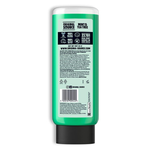 Original Source Original Source Mint & Tea Tree Shower Gel, 100 Percent Natural 2