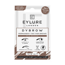 Eylure Dybrow Permanent Tint for Brows Dye Kit Mid Brown