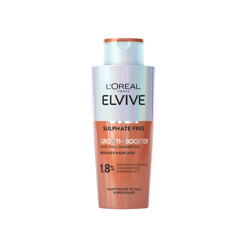 New L’oréal Paris Men's L'oreal Paris Elvive Growth Booster Shampoo 200Ml, Anti Hair Loss Shampoo For & Wo, With Aminexil & Niacinamide, Prevents & Reduces Hair Loss