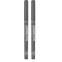Rimmel Scandaleyes Exaggerate Eye Definer, 003 Smokey Grey, 0.35g (Pack of 2)