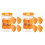 Real Techniques Real Techniques Miracle Complexion Beauty Sponge Makeup Blender Set, Orange, (Pack of 8) 1