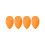 Real Techniques Real Techniques Miracle Complexion Beauty Sponge Makeup Blender Set, Orange, (Pack of 8) 3