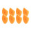 Real Techniques Real Techniques Miracle Complexion Beauty Sponge Makeup Blender Set, Orange, (Pack of 8) 2