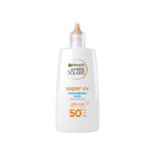 Garnier Ambre Solaire Super UV Hyaluronic Acid Hydrating Fluid For UV Protection And 24H Hydration, Enriched With 3% Glycerine, Vitamin E And Hyaluro