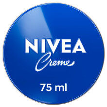 NIVEA Creme Tin (75ml), Moisturising Cream Provides Intensive Protective Care for Soft and Supple Skin, Ideal for Daily Use as a Face, Hand, or Body