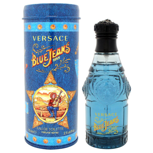 Versace Versace Blue Jeans Eau De Toilette for Men, 75ml