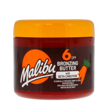 Malibu Sun SPF 6 Bronzing Tanning Body Butter with Beta Carotene, Water Resistant, Tropical Coconut Fragrance, 300ml