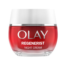 Olay Regenerist Night Face Cream, Anti-Wrinkle + Active Firming Skincare Moisturiser with Anti-ageing Niacinamide and Peptides, Firms, Restores and H