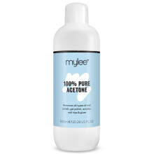 Mylee 100% Pure Acetone Gel Nail Polish Remover for UV/LED, Gel Soak Off, Removes All Types of Nail Polish, Gel Polish, Acrylic, Gels, Nail Tip & Glu