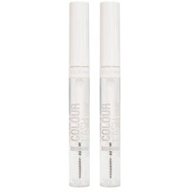 Collection Cosmetics Colour Lash Mascara, Protein Enriched, 8ml, Clear (Pack of 2)