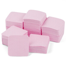300 Pcs Lint Free Wipes for Nails, Nail Wipe Pads Nail Polish Remover Pads UV Gel Absorbent Remover Wipes for DIY Nails Art, Pink
