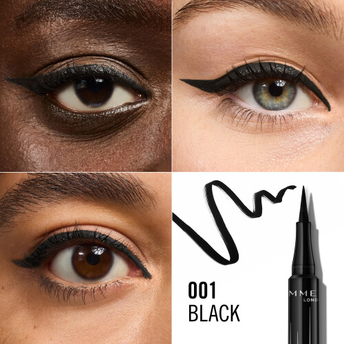 Rimmel Rimmel Wonder'Ink Liquid Eyeliner, Black, 1 ml 1