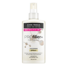 John Frieda PROfiller+ Thickening Spray with Heat Protection for Thin, Fine Hair, 150ml