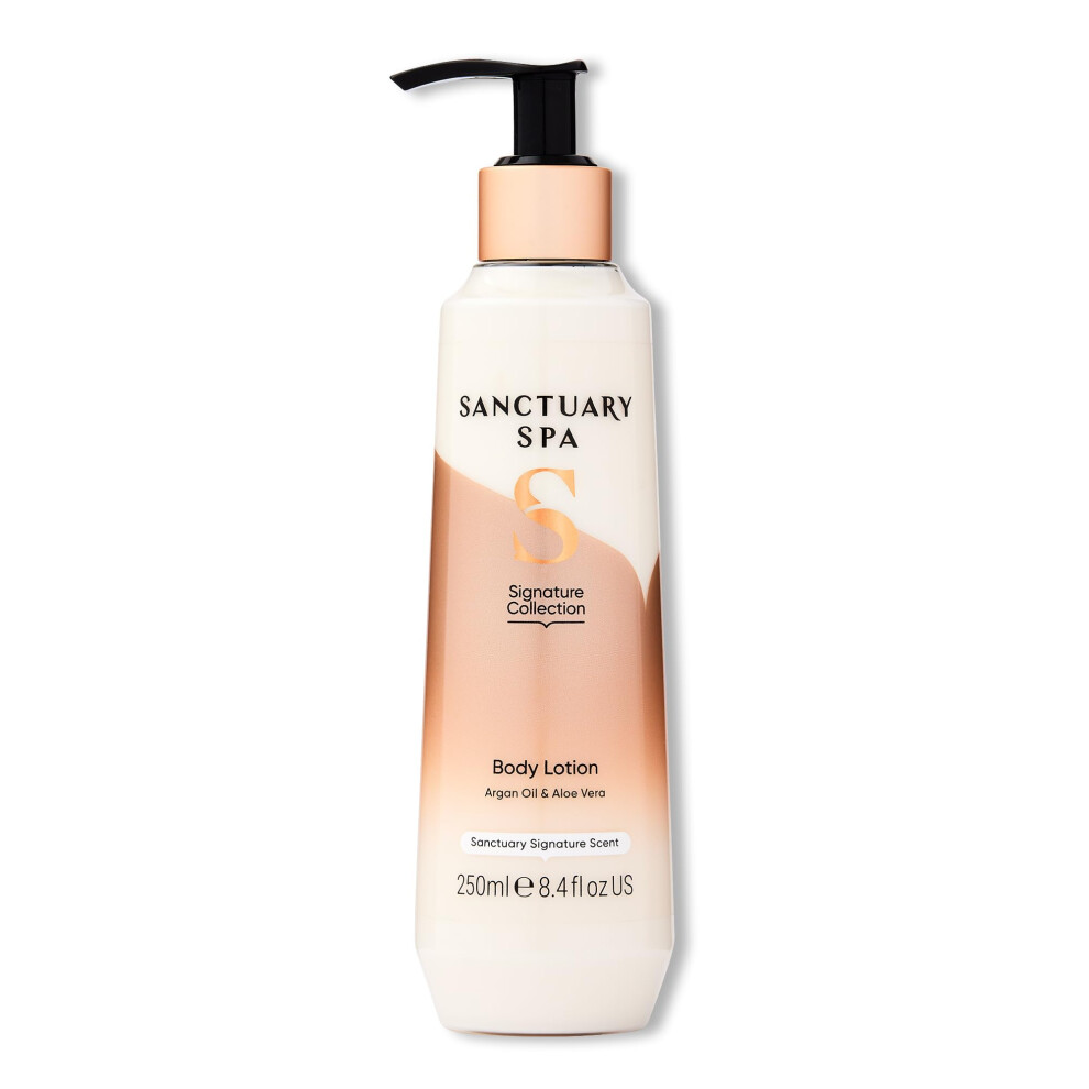 Sanctuary Spa Moisturising Body Lotion, No Mineral Oil, Cruelty Free & Vegan Body Moisturiser For Dry Skin, 250Ml