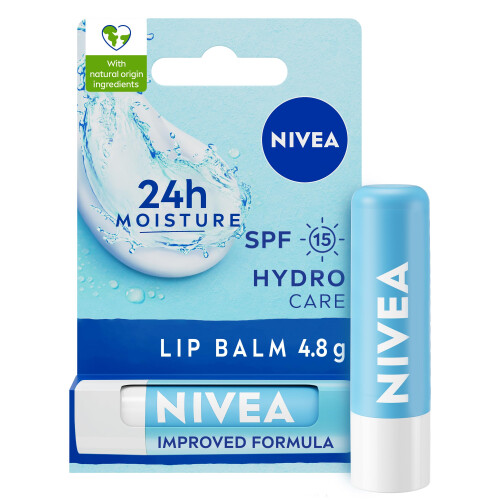 NIVEA NIVEA Lip Balm Hydro Care with SPF 15, 4.8g