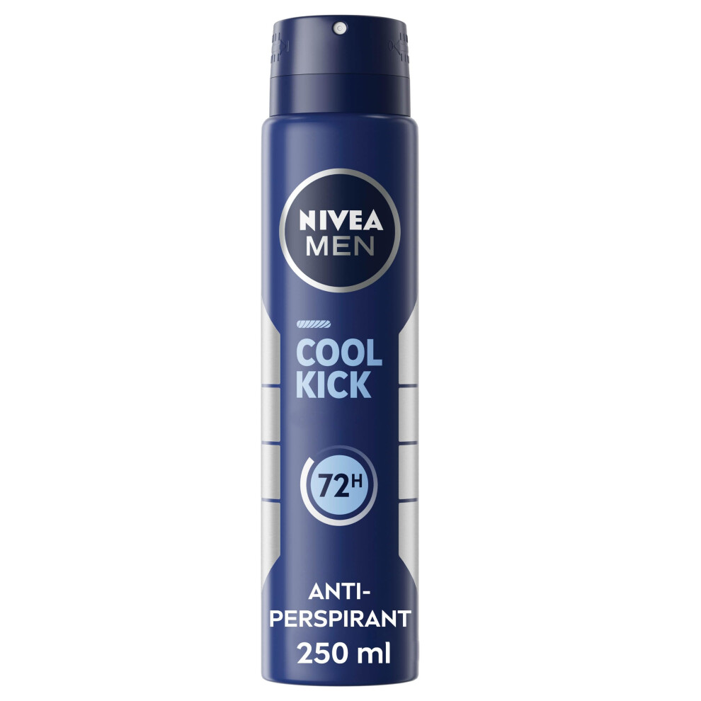 Nivea Men Cool Kick Anti-Perspirant Deodorant Spray, 250Ml