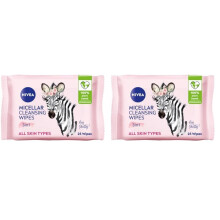 NIVEA MicellAIR SKIN BREATHE Biodegradable Make-Up Remover Wipes (25 Sheets), Makeup Remover Micellar Wipes, Biodegradable Wipes, Face Wipes Makeup R