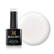 Bluesky Fast & Easy Builder Gel 10ml, Frosty Pearl, Nail Strengthener and Extender for Long, Strong Nails & Nail Extensions, Professional, Salon & Ho