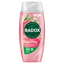 Radox Mineral Therapy Feel Uplifted Shower Gel Body Wash with a grapefruit & ginger fragrance for an uplifting experience 225 ml