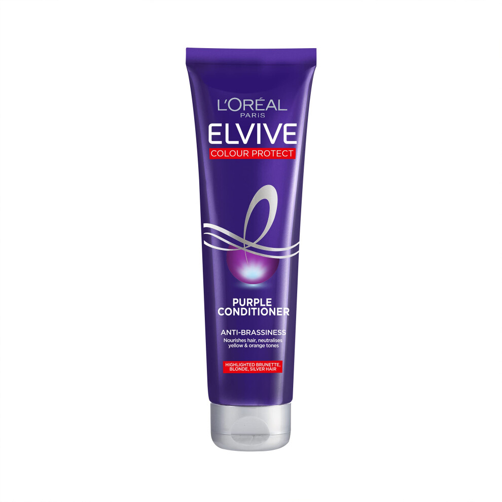 New L’oréal Paris L'oreal Paris Elvive Colour Protect Conditioner, 150 Ml Purple