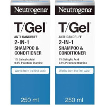 Neutrogena Gel 2 in 1 Anti Dandruff Shampoo and Conditioner Jasmine 250 ml (Pack of 2)