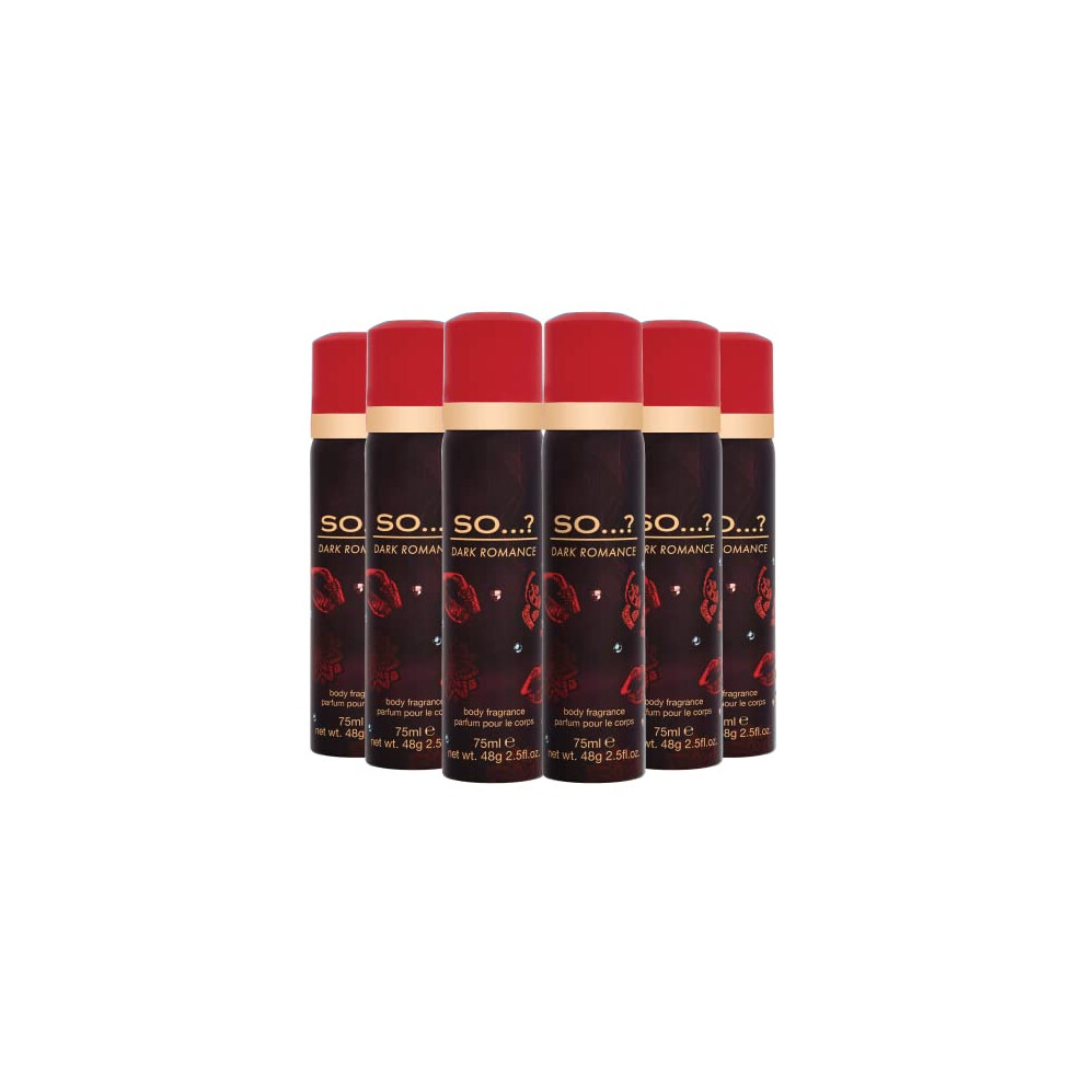 Soâ¦? Womens Romance Fragrance Mist 75Ml Bundle (Pack Of 6) Dark 9453616291897