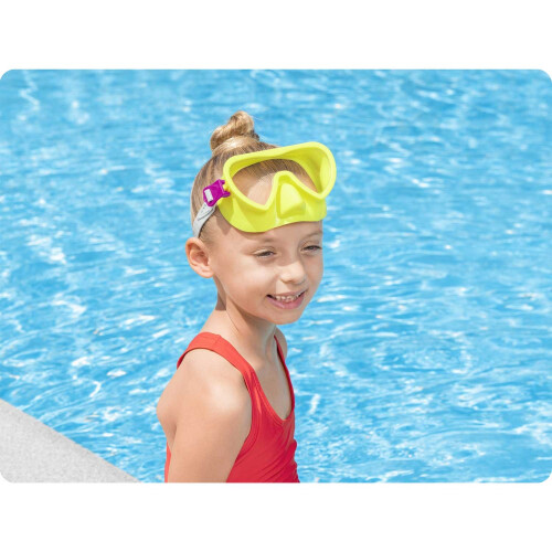 Maschera da nuoto Bestway 22057 gialla 1