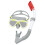 Set da immersione Bestway 24053 bianco 4