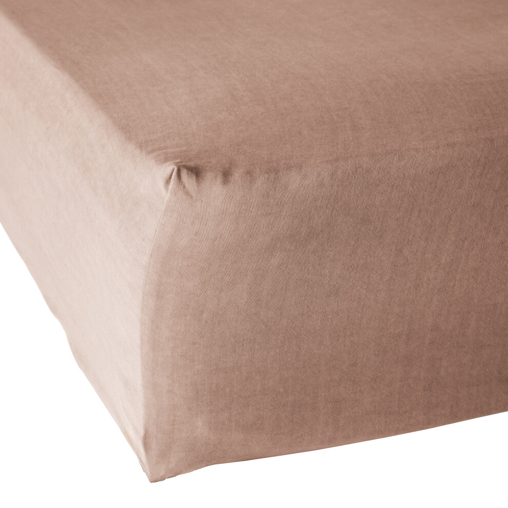 Drap housse 160x200 cm Lyocell Blush
