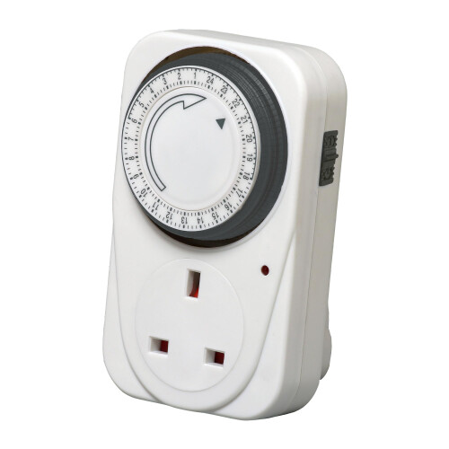 Defender 24-Hour Segment Timer Plug – Programmable Energy Saving Switch Controller 1