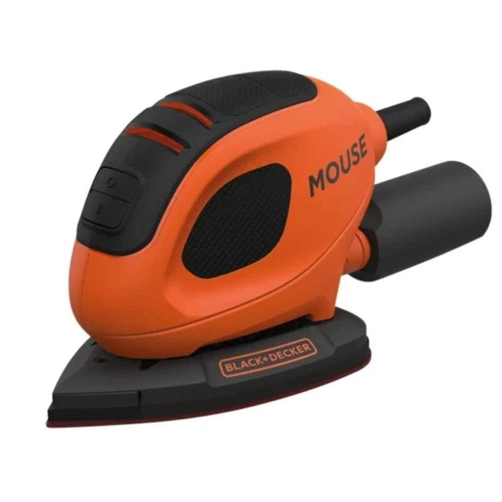 BLACK+DECKER 55W Mouse Detail Sander – Includes 6 Sanding Sheets, Ideal for Corners & Detail Work