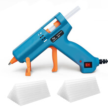 Tilswall Hot Glue Gun Kit – 50W Mini Gun with 75 Glue Sticks for Crafts & DIY