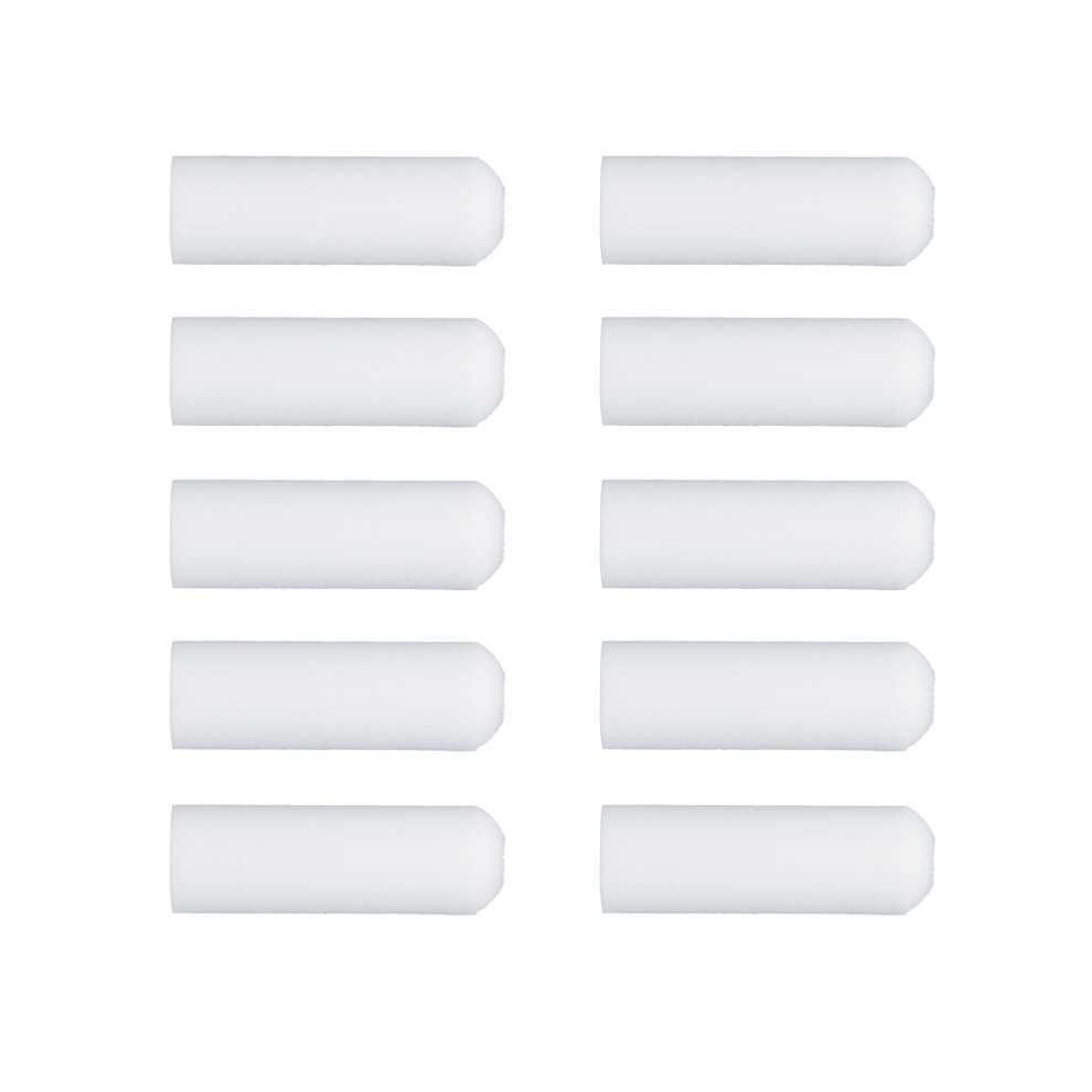 Harris Mini Roller Sleeves (10 Pack) 4 Inch – For Woodwork, Gloss & Satin Paints, Easy Fit