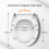 Pipishell Soft Close Toilet Seat – Quick Release, Adjustable Hinges, White 3