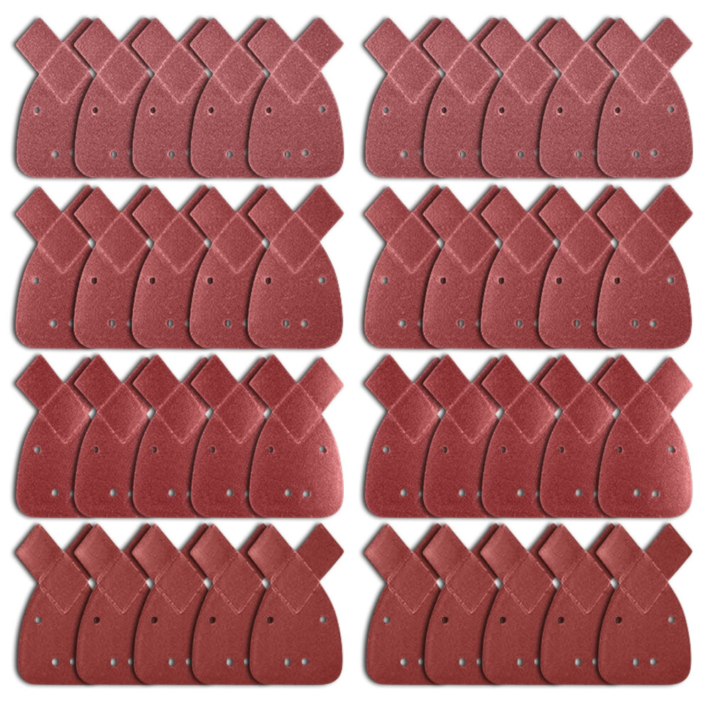 40Pcs Black And Decker Mouse Sander Pads,Sanding Pads For Mouse Sander,Mouse Sanding Sheets With Extra 2 Tips For Replacement Assorted 40/60/ 80/120 5051226570704