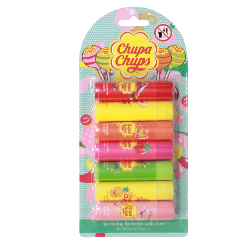 Chupa Chups Chupa Chups Assorti 7 Parfums Lip Balm