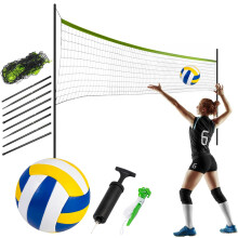 Rete e telaio per pallavolo e badminton 570 cm