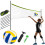 Rete e telaio per pallavolo e badminton 570 cm 1