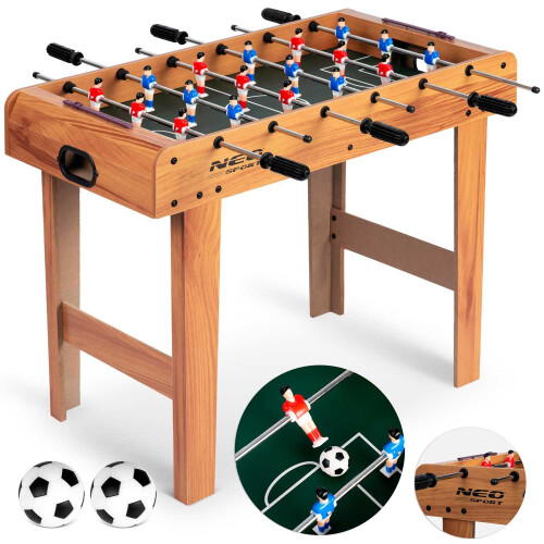 Futbolín Neosport 70x37x62cm NS-802 madera