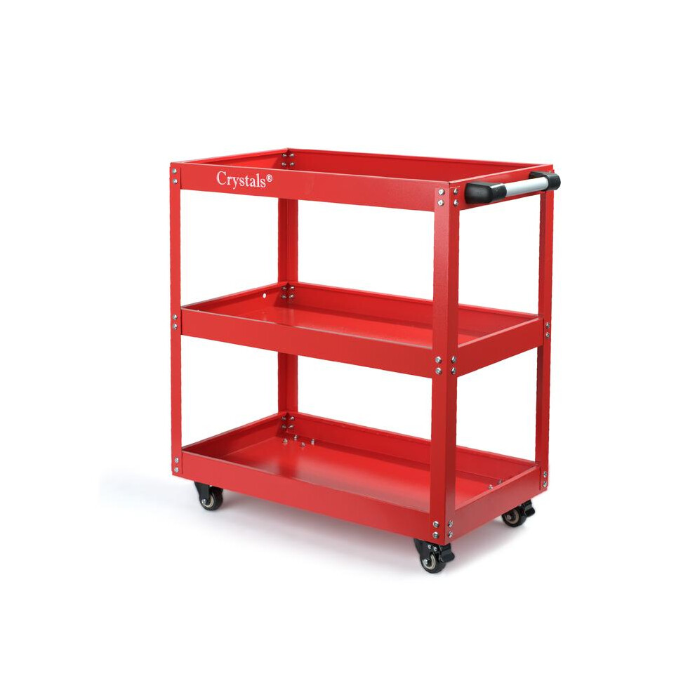 (Default) Tool Storage Heavy Duty Garage Trolley Workshop Diy 3 Tier Wheel Cart Shelf 4761048939955