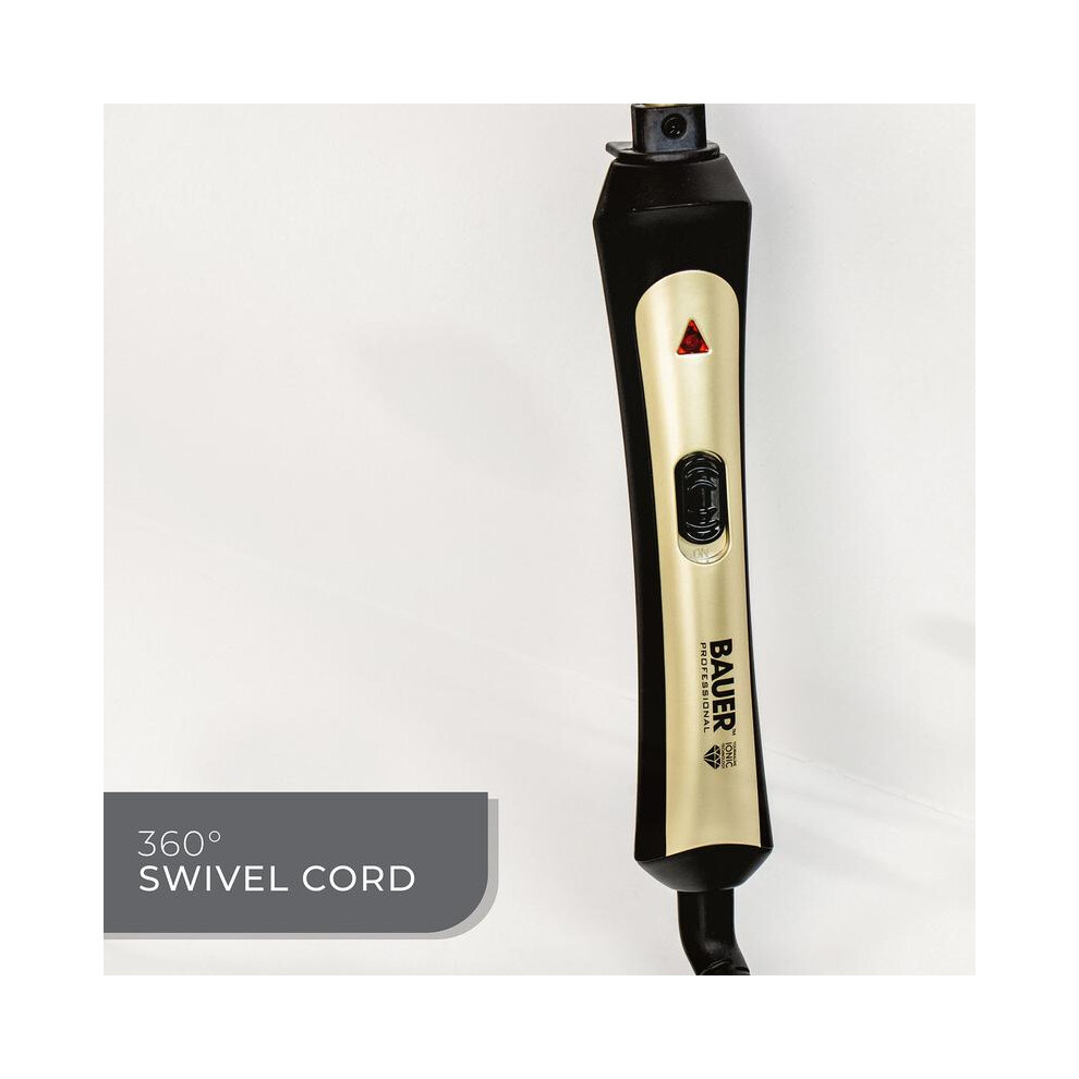 (Default) Bauer Professional Slimline Hair Curling Wand - 9mm Barrel - All Hair Types