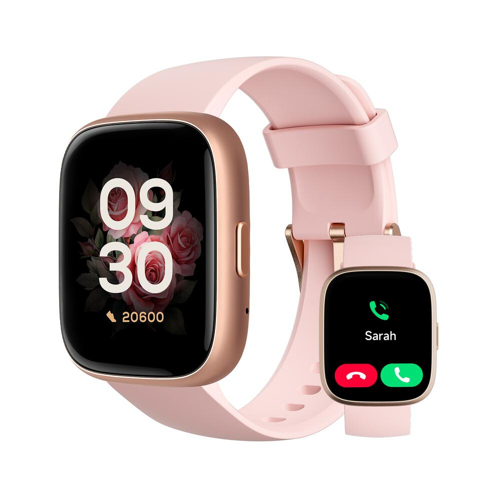 (Pink) Toobur Smart Watch For Women Men, Fitness Tracker With Answer/Make Calls, Fitness Watch With Sleep Tracker/100 Sports/Ip68 Waterproof Pedometer Pink 4761048933922