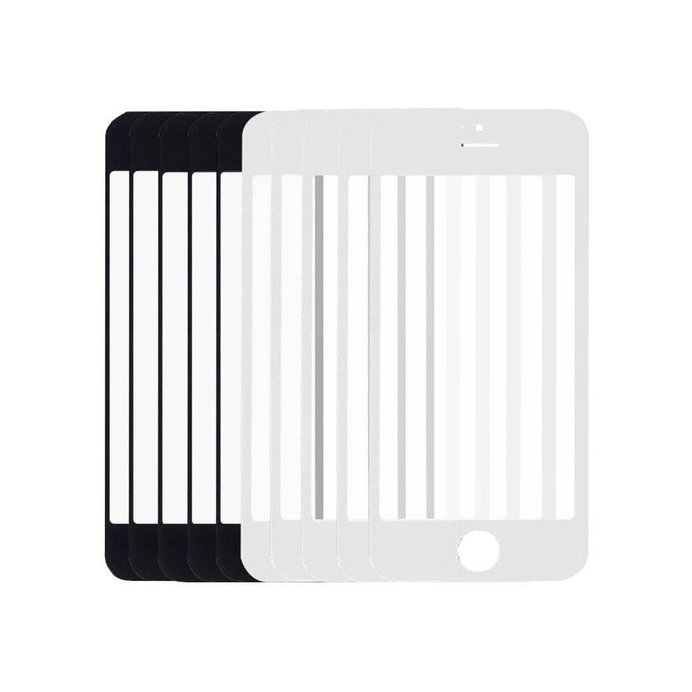 (1PCS) 5 black and 5 white (10 pieces in total) for iPhone 5 & 5S LCD mirror