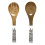 Set Saladier + Couverts en manguier Mira Noir 5
