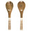 Set Saladier + Couverts en manguier Mira Orange 5