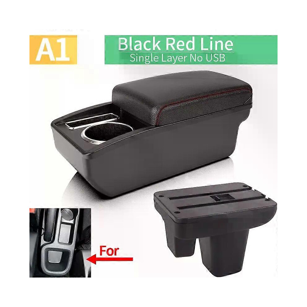 (A2 Line No Usb, One Size) Compatible For Mg3 Armrest Box Compatible For New Mg3 Car Armrest Box Central Storage Box Interior Modification Charg Black 4909775379259