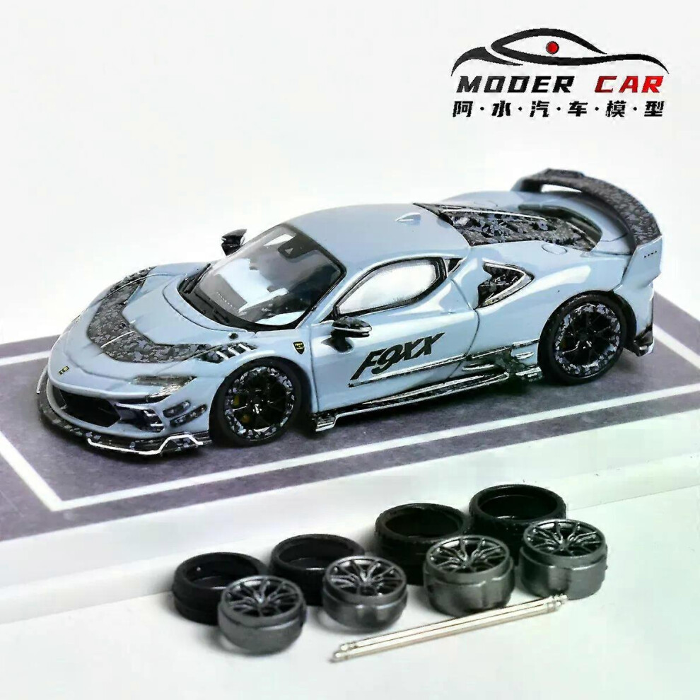 (Matte black, One size) MJ 1:64 Mansory SF90 F9XX  Spider Diecast Model Car-image-OPC-PHJ2PYP-NEW