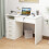 Homcom HOMCOM Computer Desk Writing Desk with Five Drawers for Home Office White 5