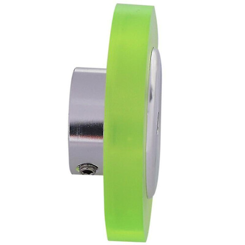 (As show, One size) 200mm Aluminum Polyurethane Industrial Encoder Wheel Measuring Wheel with Type 20mm Aluminum Encoder Mounting Bracket-C12 2